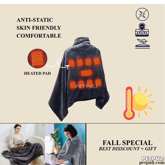 PuliHeat™️ Multi-Level Heated Blanket
