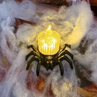 Halloween Pumpkin Lanterns Funny Spider Candle Lanterns