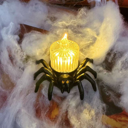 Halloween Pumpkin Lanterns Funny Spider Candle Lanterns